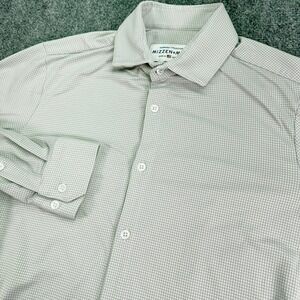 Mizzen Main Shirt Mens Medium Spinnaker Trim Fit Spinnaker Button Up USA READ